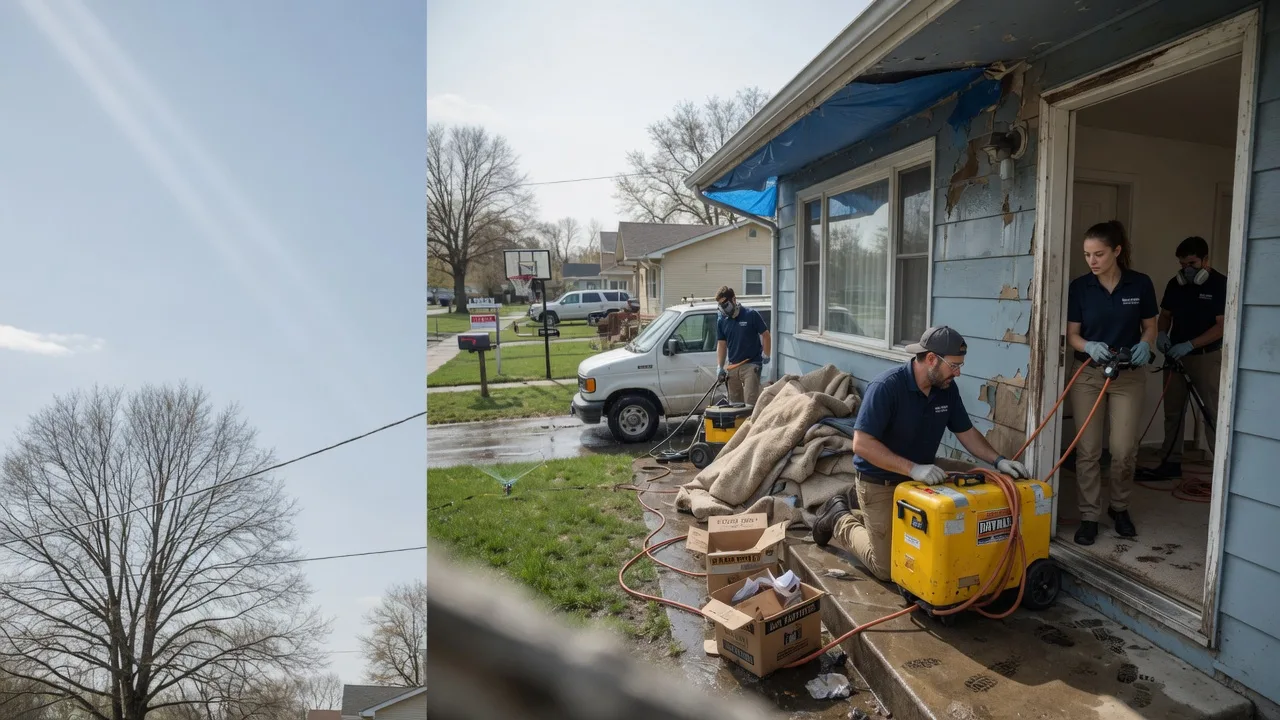 Basement Flood Cleanup in Union, WV near me